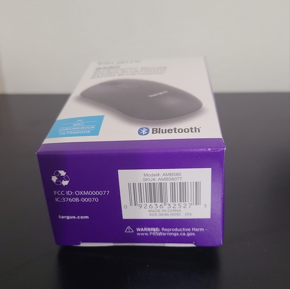 Targus B580 Bluetooth Mouse - Picture 5 of 6